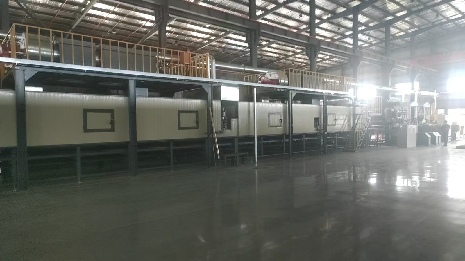 Vulcanization oven line curing rubber yoga mat sheet